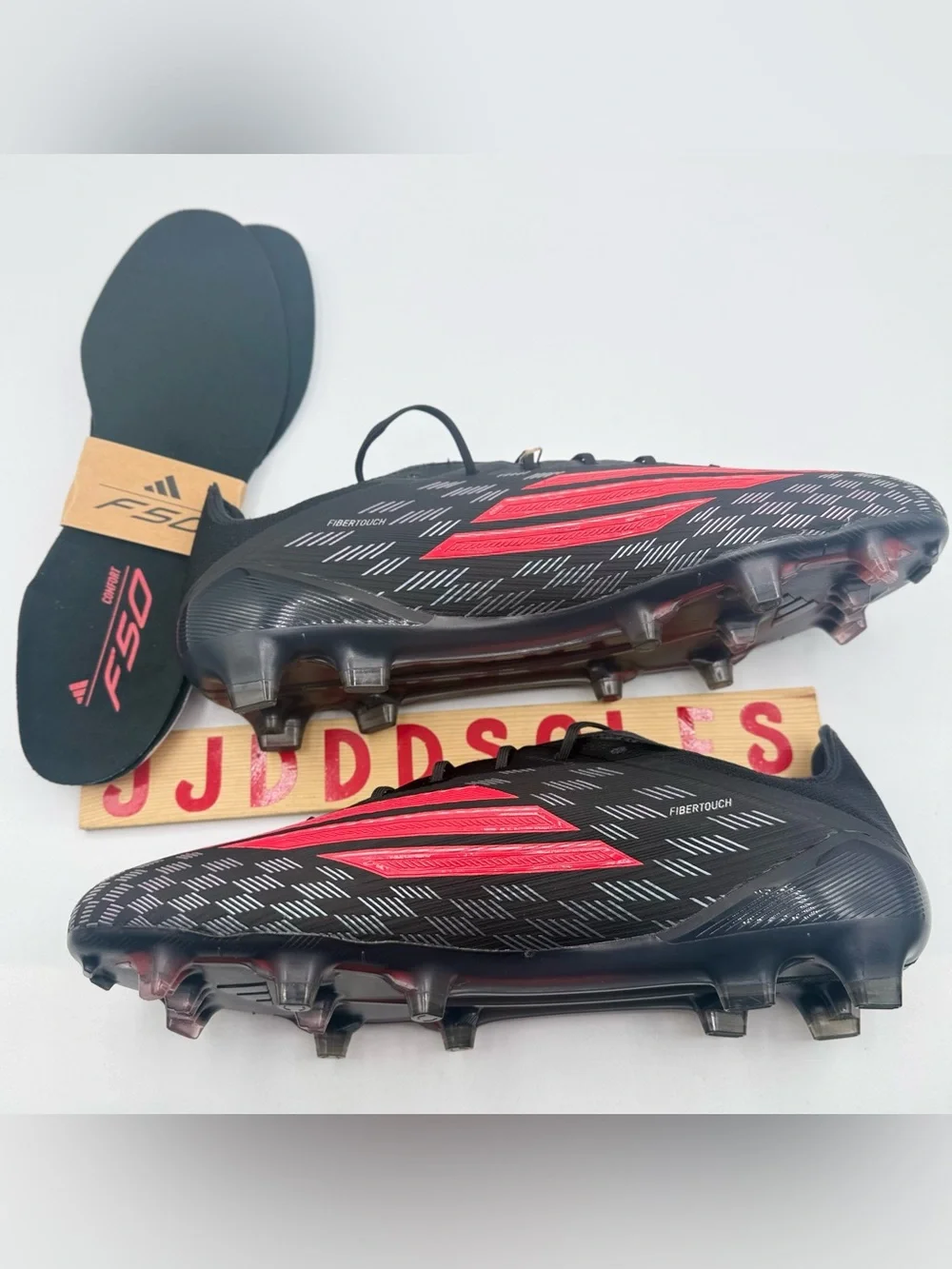 Adidas F50 Elite FG Immortal DNA Pack Soccer Black Red JS4157 Men's Sz 10.5 NWT